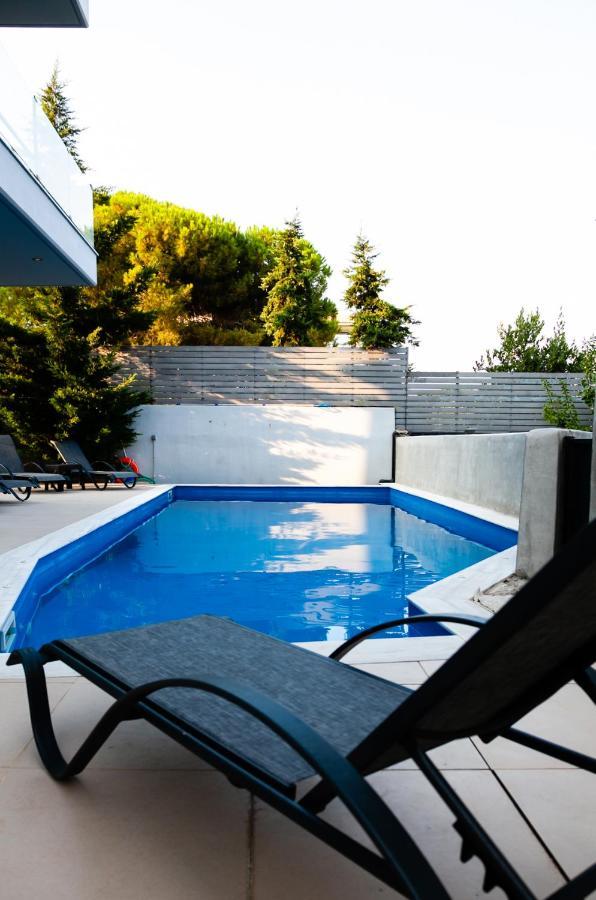 Seaview Pool Villa Near Beach And Athens Airport Pórto Ráfti Exterior photo