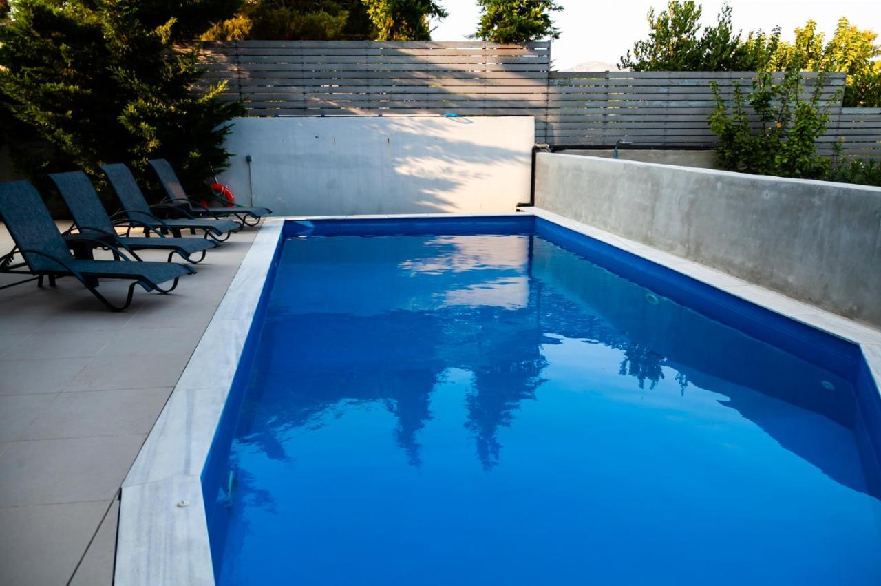 Seaview Pool Villa Near Beach And Athens Airport Pórto Ráfti Exterior photo