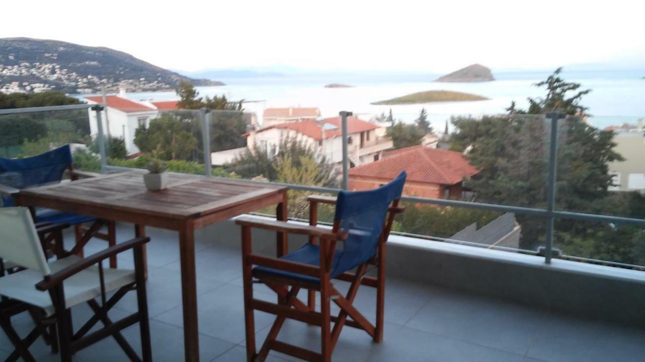 Seaview Pool Villa Near Beach And Athens Airport Pórto Ráfti Exterior photo